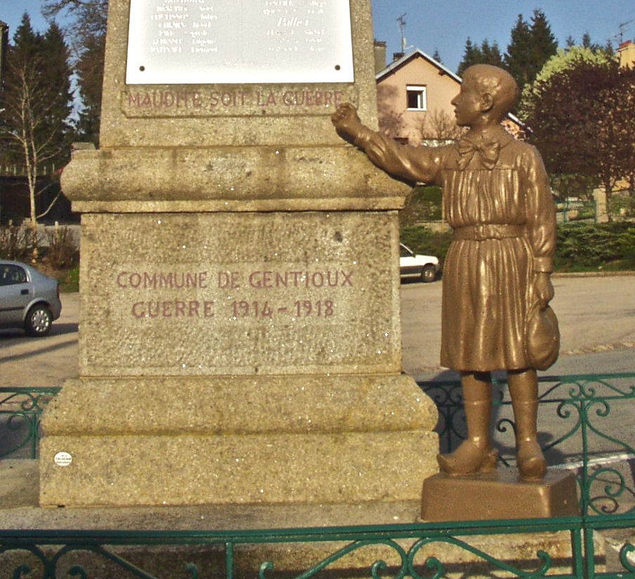 Monument aux morts de Gentioux