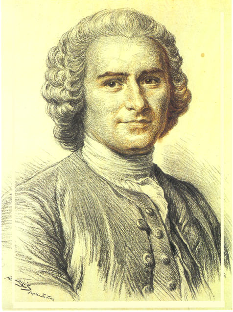 Portrait de Jean-Jacques Rousseau.