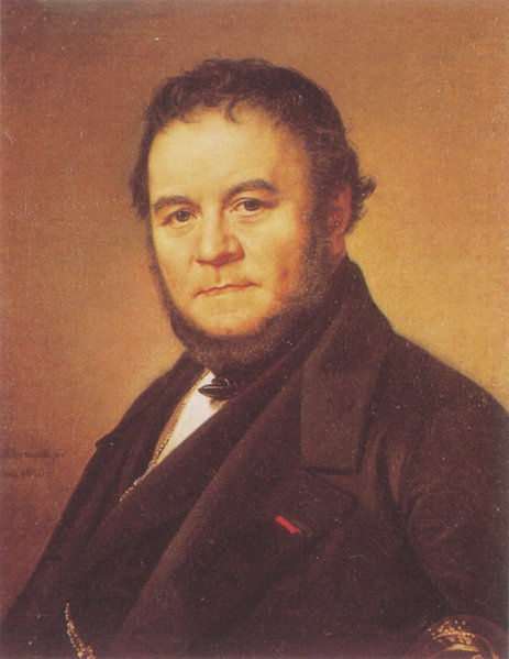 Portrait de Stendhal.