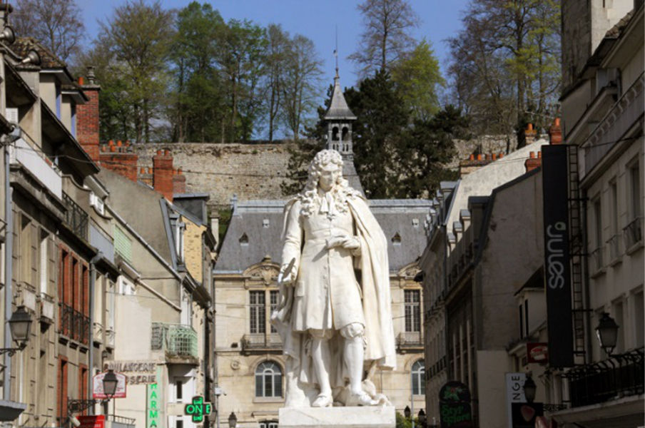 La Fontaine à Château-Thierry.