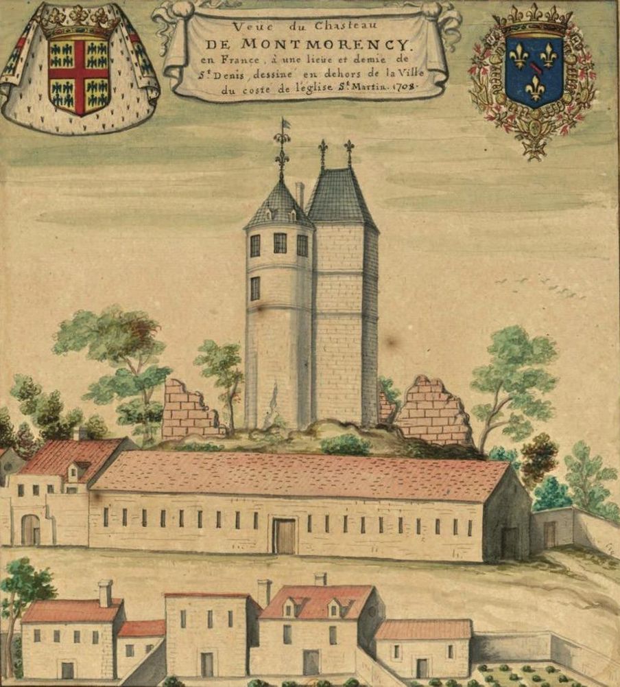 Le château de Montmorency au XIV<sup>e</sup> siècle.